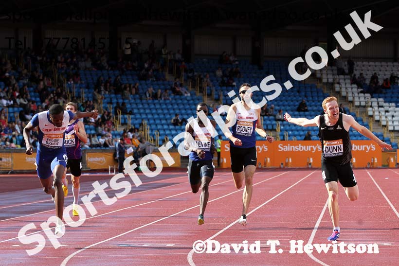 Mens 400 metres, Sainsbury's British Champs, Alexander Stadium, Birmingham. Photo: David T. Hewitson/Sprts for All Pics